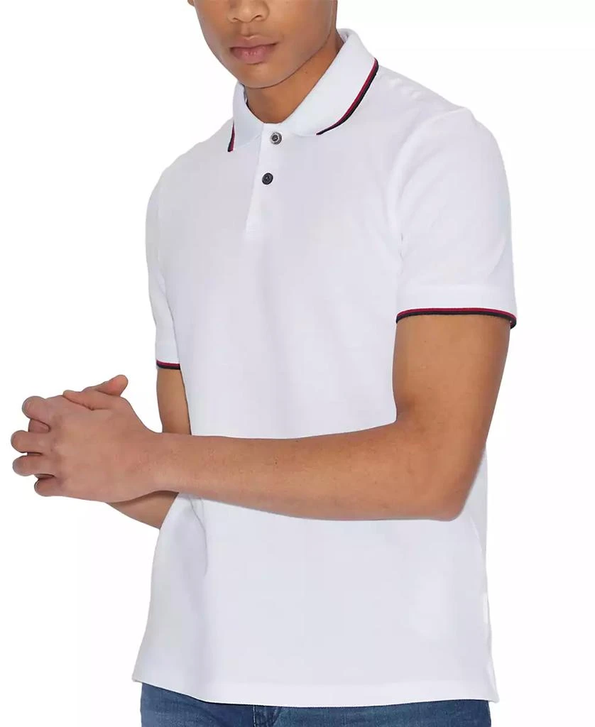 商品Armani Exchange|Men's Contrast Tipped Polo Shirt,价格¥500,第3张图片详细描述