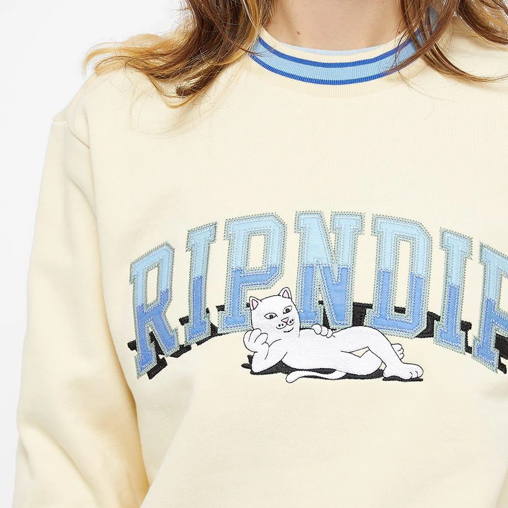 商品RIPNDIP|RIPNDIP Front Logo Crew Neck Sweat,价格¥391,第2张图片详细描述
