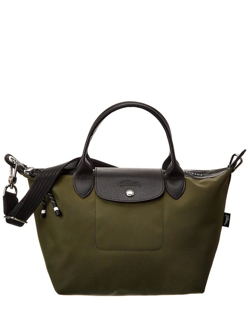 商品Longchamp|Le Pliage Energy Small Canvas Crossbody Handbag, Green,价格¥1806,第1张图片