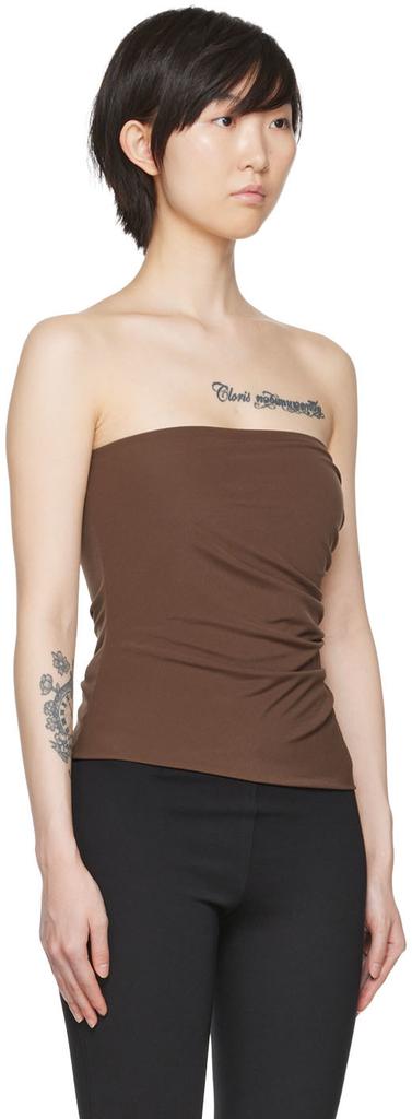 SSENSE Exclusive Brown Twist Long Sleeve T-Shirt商品第4张图片规格展示