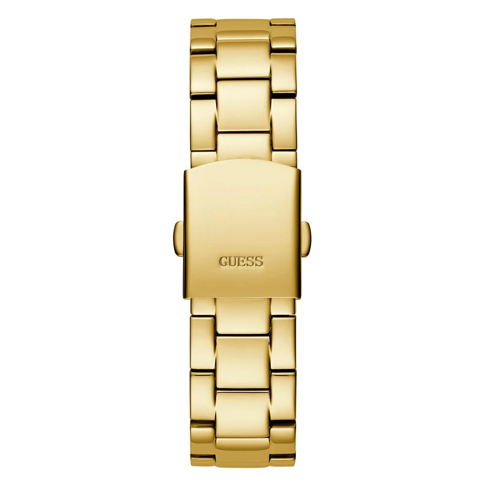 商品GUESS|Women's Gold-Tone Glitz Stainless Steel Bracelet Watch, 38mm,价格¥1023,第3张图片详细描述