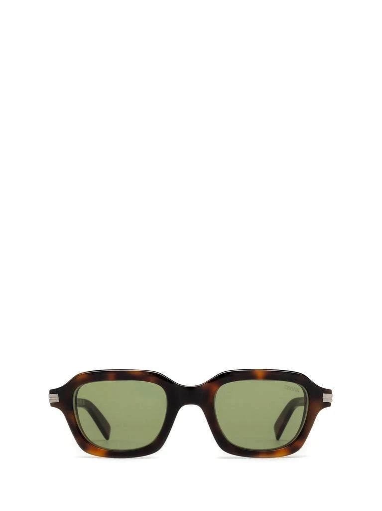 商品Ermenegildo Zegna|Zegna Rectangle Frame Sunglasses,价格¥2309,第1张图片