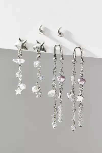 商品Urban Outfitters|Celestial Earring Set,价格¥114,第1张图片