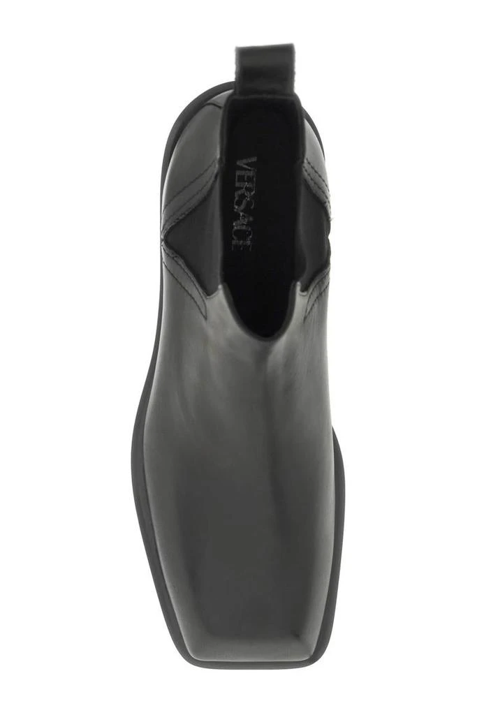 商品Versace|Versace chelsea boots with squared toe,价格¥3516,第2��张图片详细描述