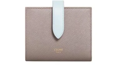 商品Celine|小号双色粒面牛皮革饰带钱包,价格¥4950,第2张图片详细描述