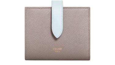 商品Celine|小号双色粒面牛皮革饰带钱包,价格¥4121,第5张图片详细描述