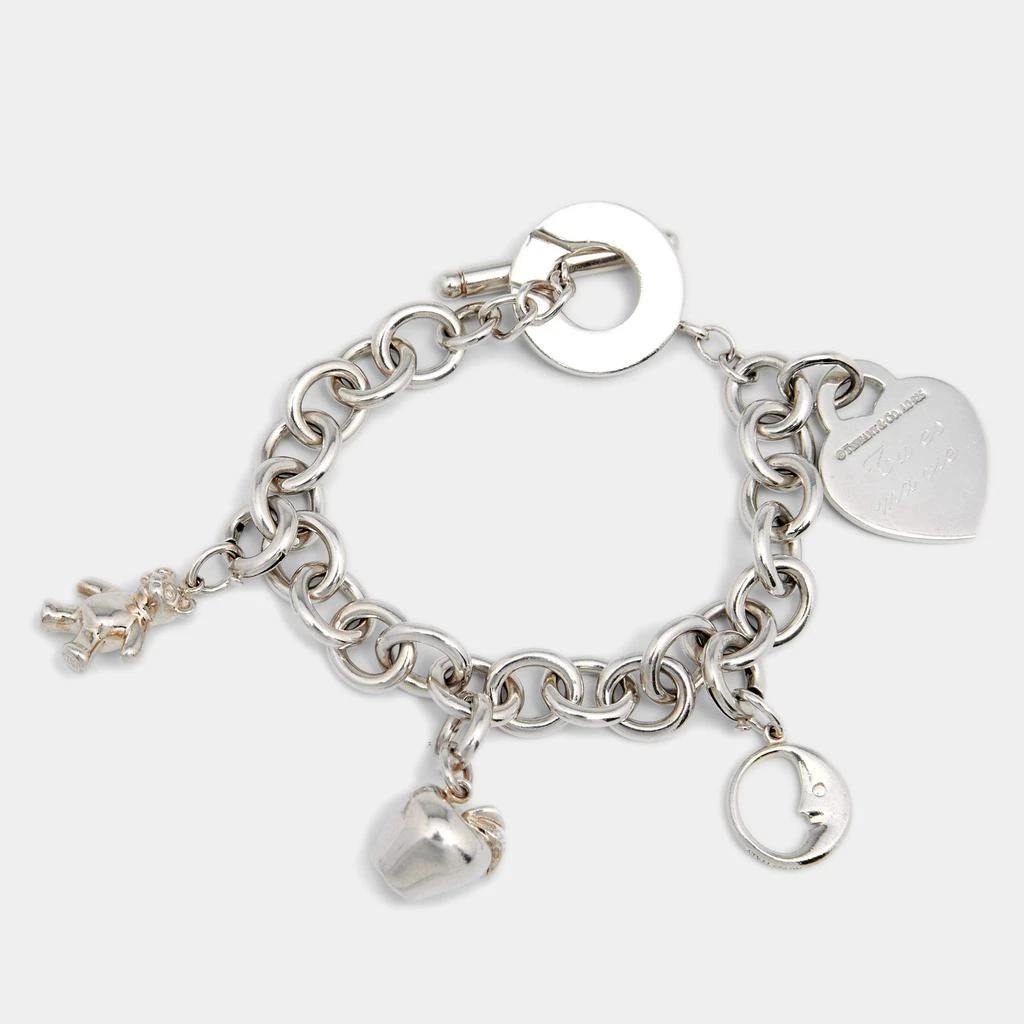 商品[二手商品] Tiffany & Co.|Tiffany & Co. Sterling Silver Please Return to Tiffany Multi Charms Toggle Bracelet,价格¥3324,第3张图片详细描述