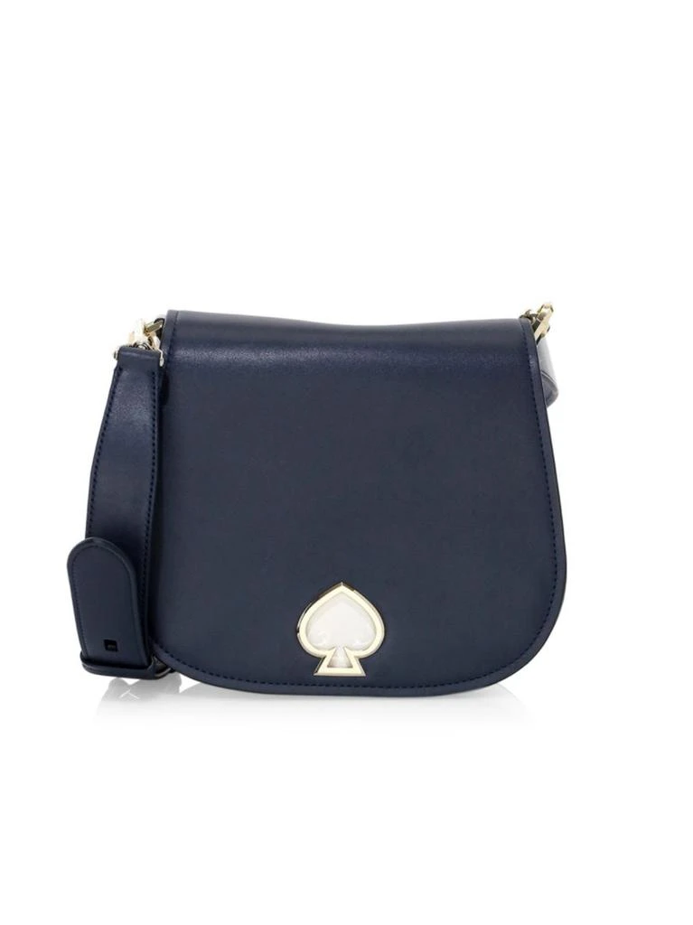 商品Kate Spade|Large Suzy Leather Saddle Bag,价格¥1417,第4张图片详细描述