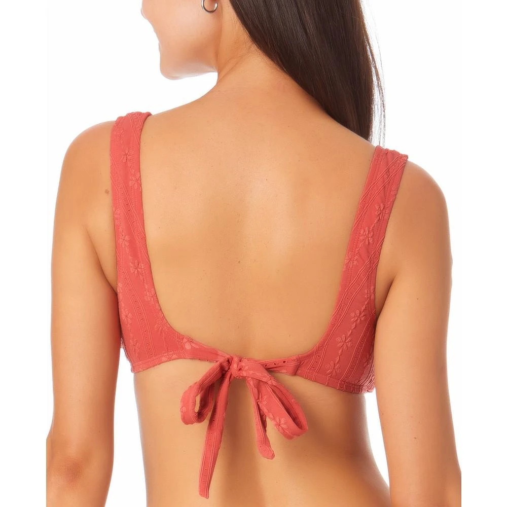 商品California Waves|Juniors' Jacquard Bralette Bikini Top, Created for Macy's,价格¥75,第2张图片详细描述