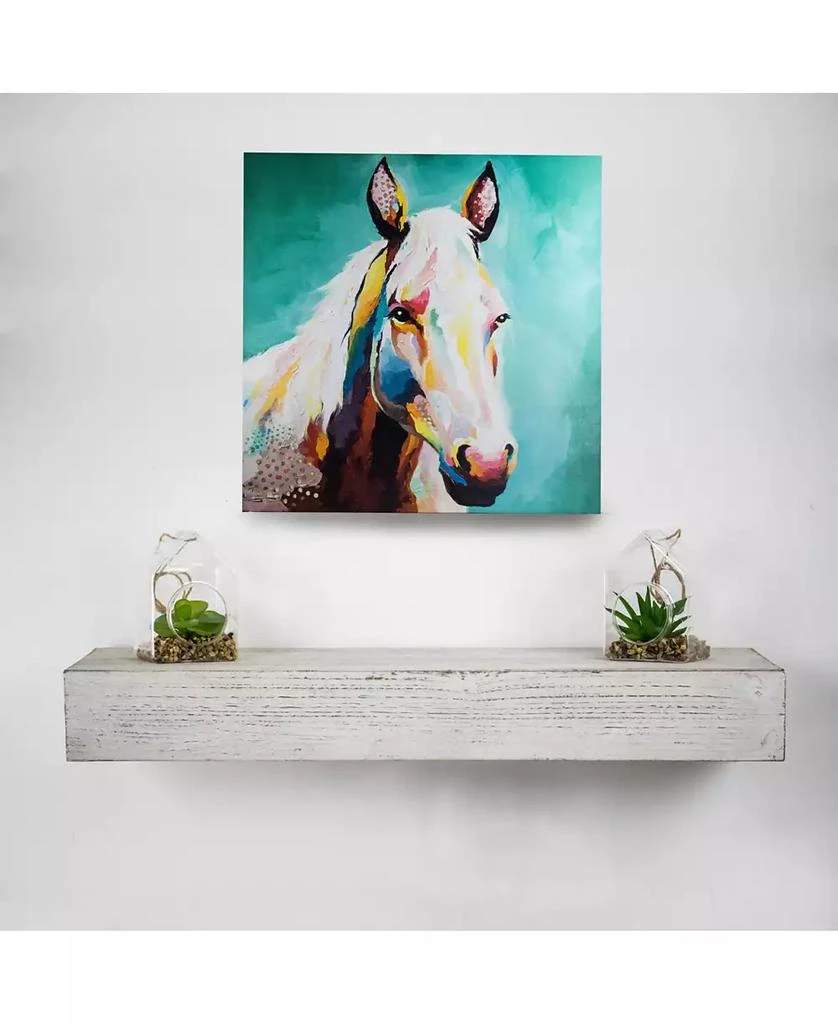 商品Crystal Art Gallery|American Art Decor Wood Floating Wall Shelf - Small,价格¥434,第3张图片详细描述