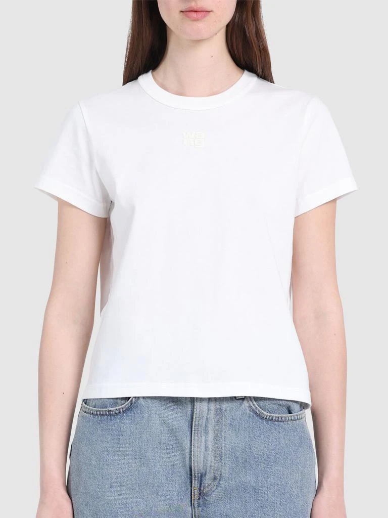 商品Alexander Wang|Essential Shrunk Cotton Jersey T-shirt,价格¥1141,第2张图片详细描述