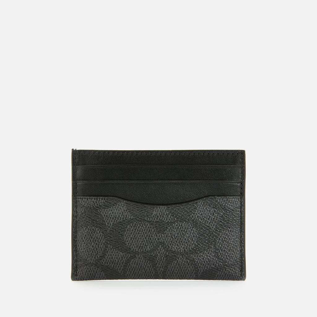 商品Coach|Coach Men's Card Case In Signature Canvas,价格¥530,第2张图片详细描述