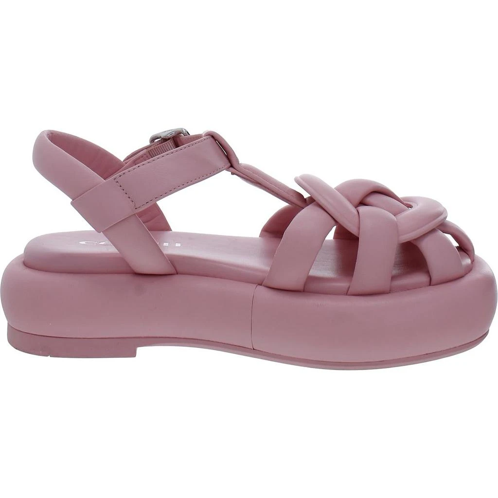 Coach Womens Penney Leather Strappy Flatform Sandals 商品