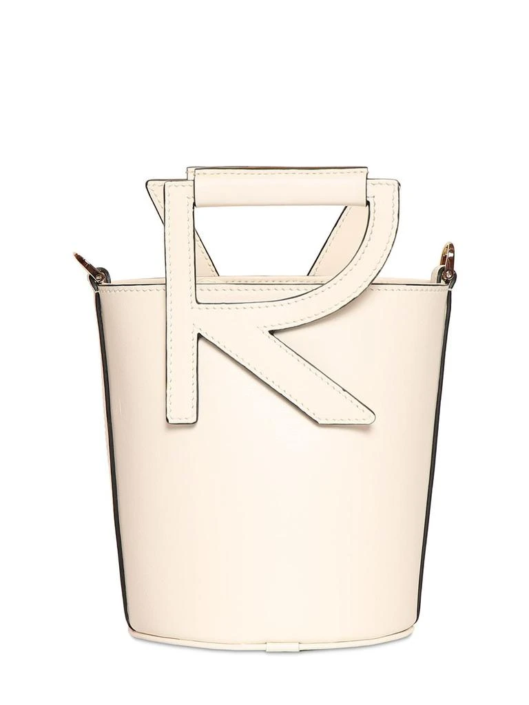 商品Roger Vivier|Small Rv Leather Bucket Bag,价格¥9078,第1张图片