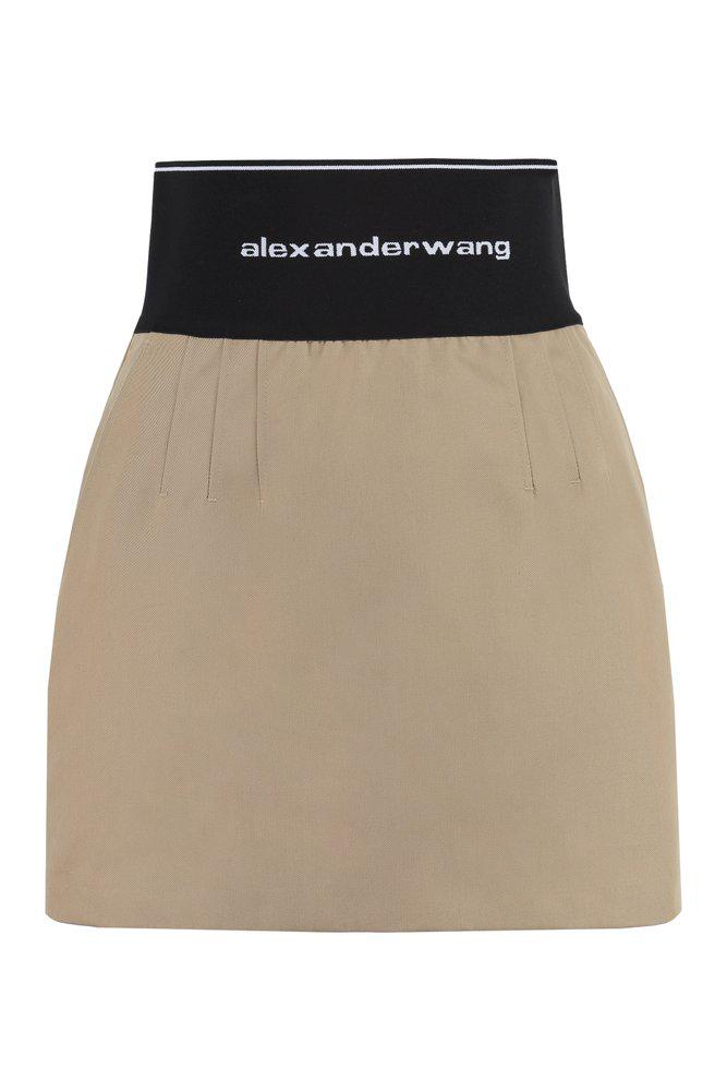 Alexander Wang High Waist A-Line Mini Skirt商品第1张图片规格展示