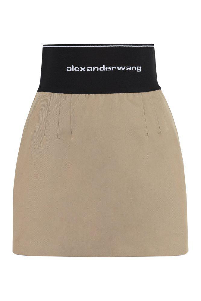 商品Alexander Wang|Alexander Wang High Waist A-Line Mini Skirt,价格¥2883,第1张图片
