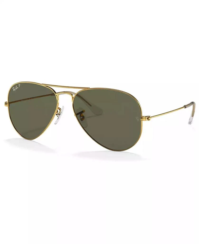 商品Ray-Ban|Unisex Polarized Sunglasses, RB3025 AVIATOR CLASSIC,价格¥1810,第1张图片