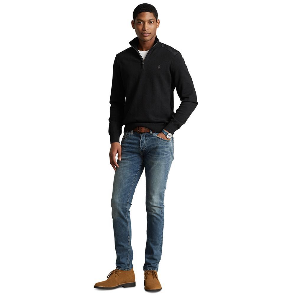 商品Ralph Lauren|Men's Hybrid Quarter-Zip Sweater,价格¥1236,第6张图片详细描述