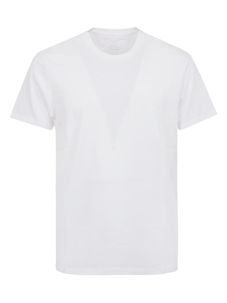 Majestic Filatures Mens White Other Materials T-Shirt商品第1张图片规格展示