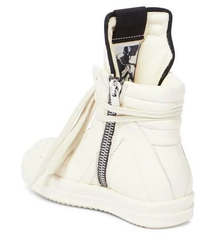 商品Rick Owens|Geobasket皮革高帮运动鞋,价格¥4034,第3张图片详细描述