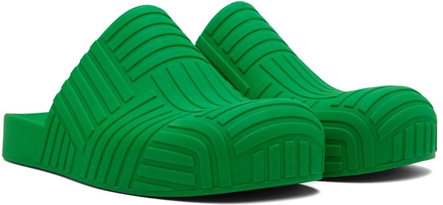 商品Bottega Veneta|Green Slider Sandal,价格¥4478,第4张图片详细描述