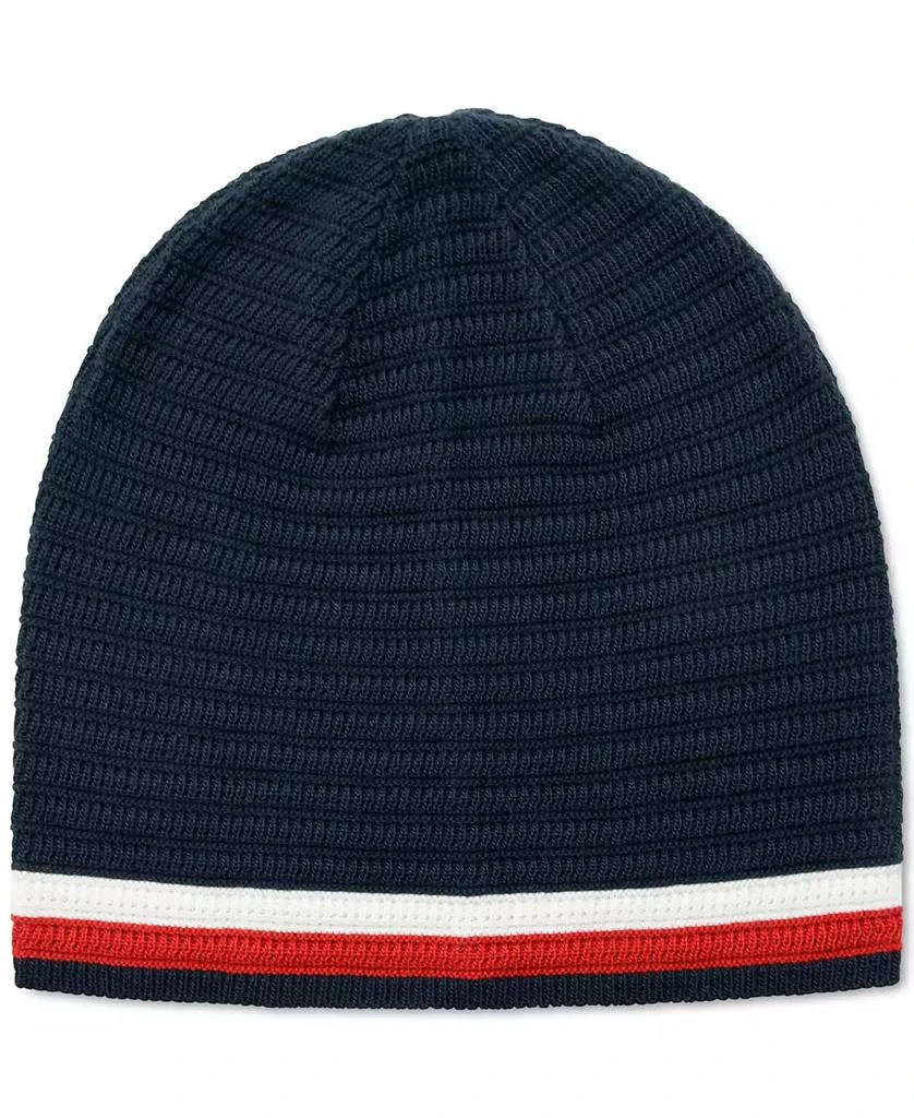 商品Tommy Hilfiger|Men's Striped Edge Beanie,价格¥337,第1张图片