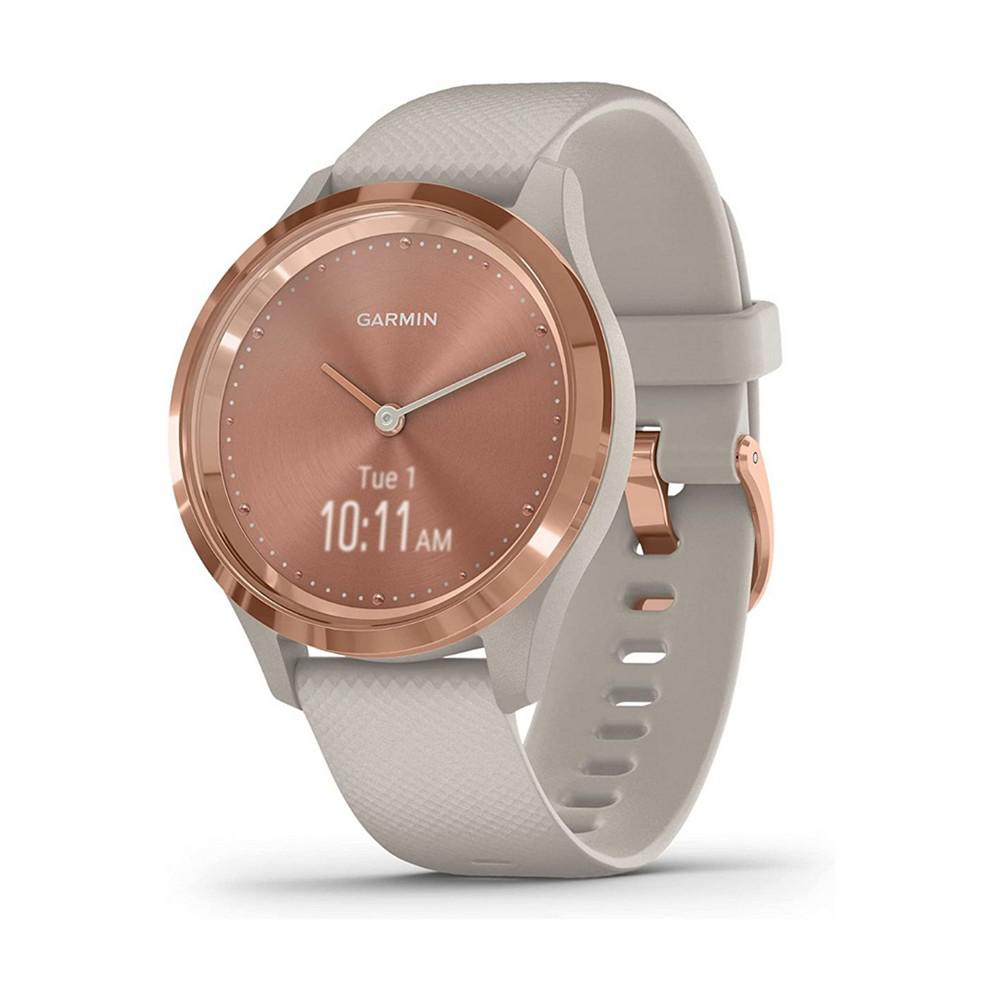 Unisex Vivomove 3S Light Sand Silicone Strap Smart Watch 8.9mm商品第3张图片规格展示