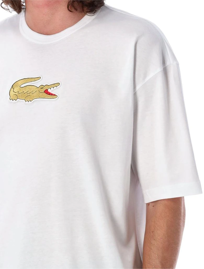 商品Comme des Garcons|Comme des Garçons Shirt X Lacoste Logo-Patch Crewneck T-Shirt,价格¥658,第3张图片详细描述