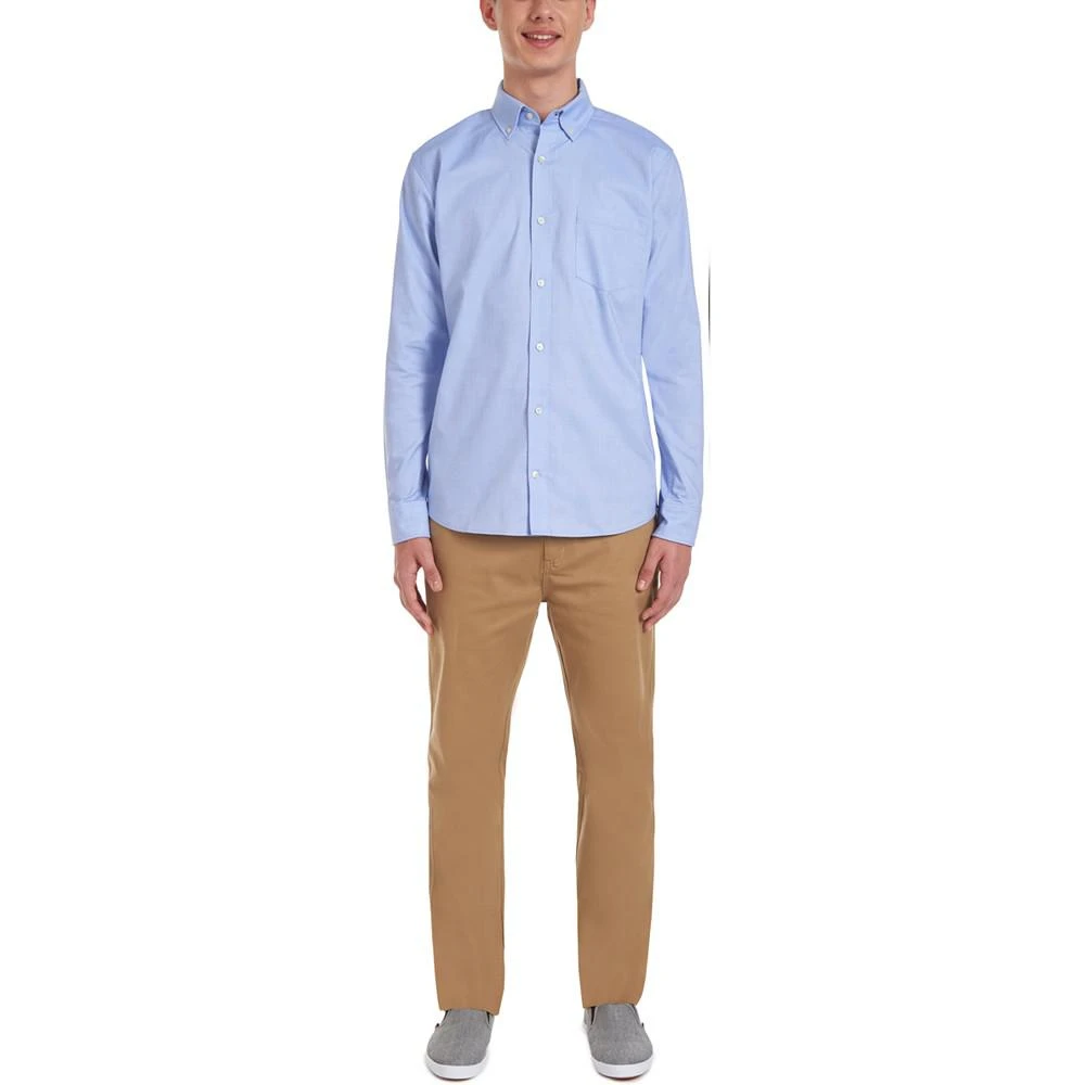 商品Nautica|Young Men's Long Sleeve Stretch Oxford,价格¥186,第3张图片详细描述