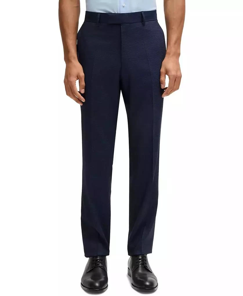 Men's Stretch Wool Regular-Fit Three-Piece Suit 商品