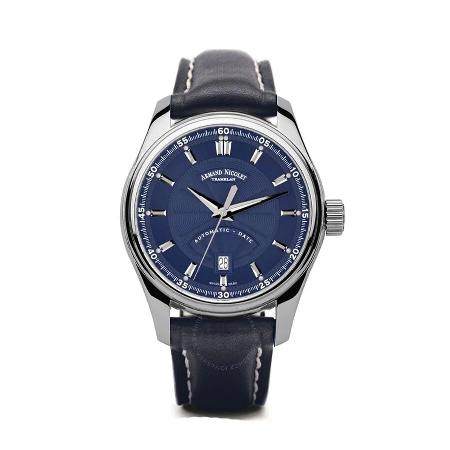 商品Armand Nicolet|MH2 Automatic Blue Dial Men's Watch A640A-BU-P140BU2,价格¥5197,第1张图片