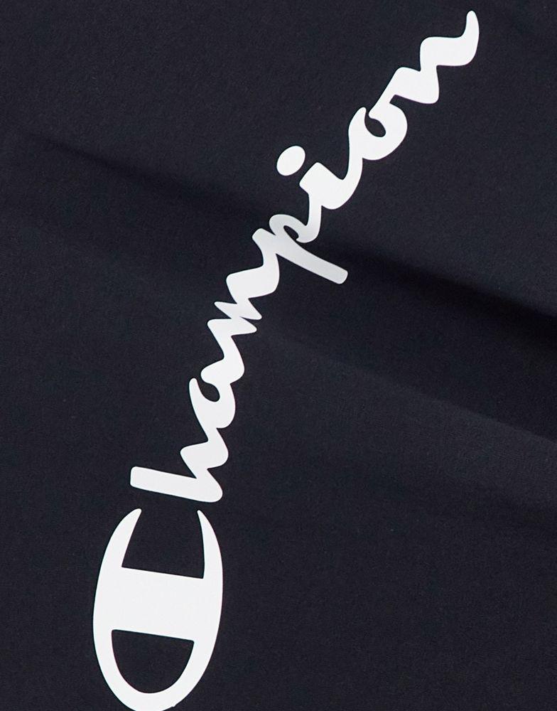 商品CHAMPION|Champion large logo t-shirt in black,价格¥196,第6张图片详细描述