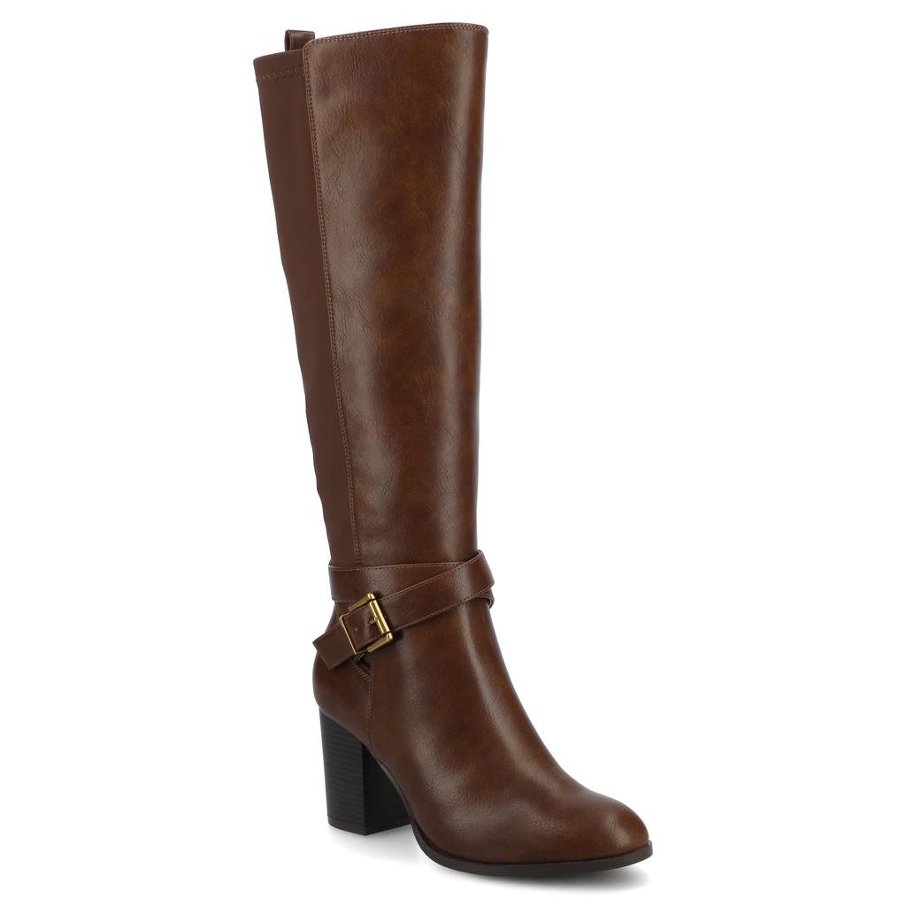 Botas de vestir altas hasta la rodilla de caña extra ancha Avalonn de Journee para mujer. image 2