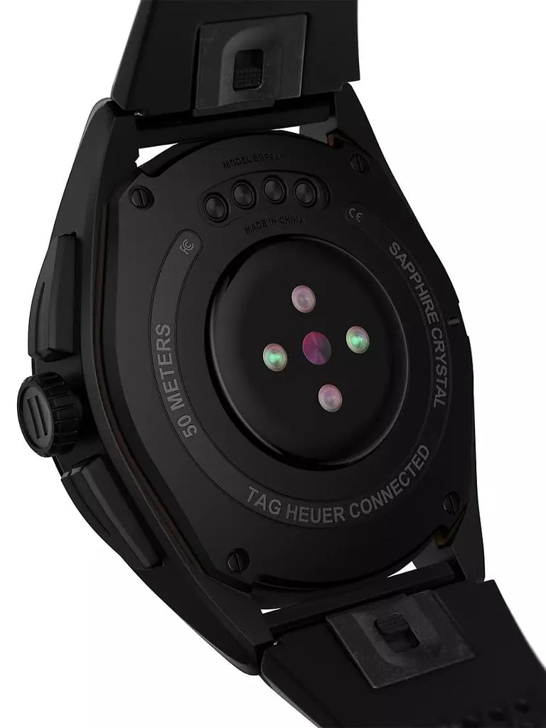 商品TAG Heuer|Connected Calibre E4 Titanium &amp; Rubber Smart Watch/45MM,价格¥14809,第5张图片详细描述