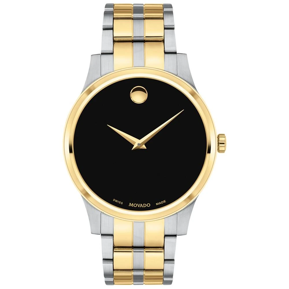 商品Movado|Men's Swiss Gold PVD & Stainless Steel Bracelet Watch 40mm,价格¥5792,第1张图片