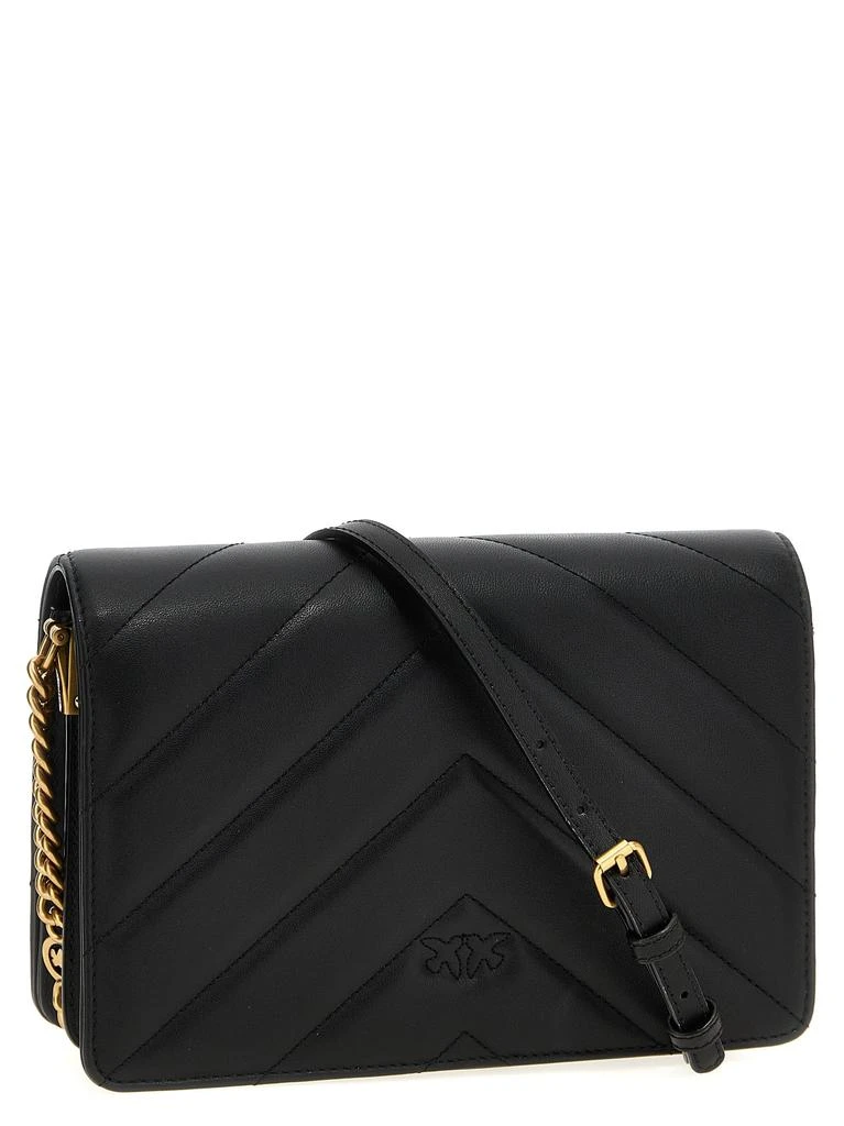 商品PINKO|Love Click Classic Crossbody Bags Black,价格¥2019,第2张图片详细描述