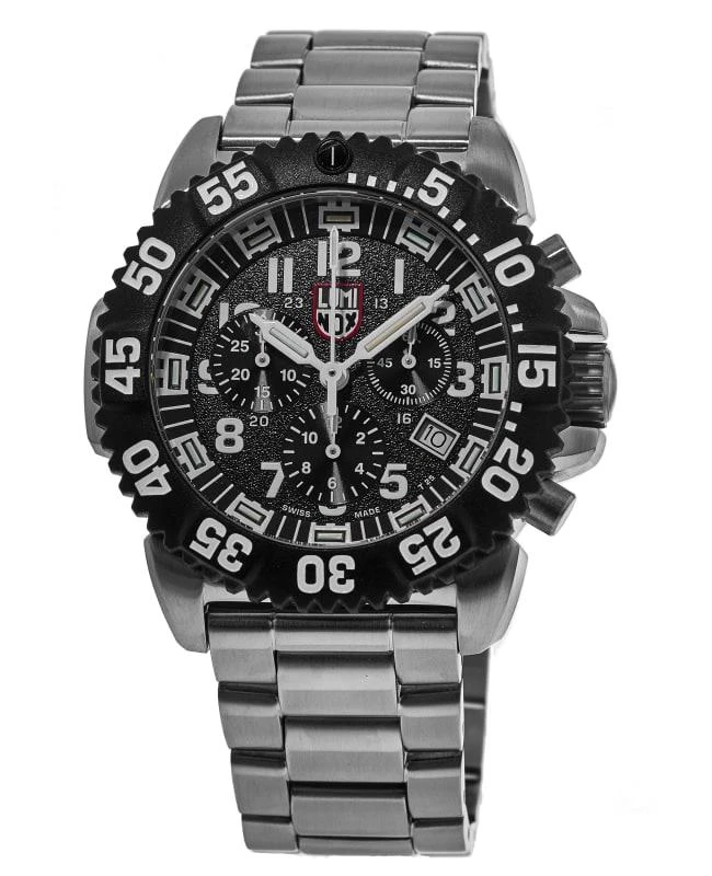 商品Luminox|Luminox Navy Seal Black Dial Steel Men&apos;s Watch XS.3182.L,价格¥3446,第1张图片