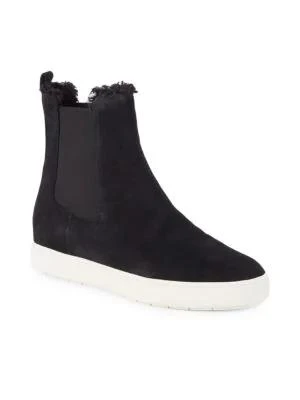 商品Vince|Norman 2 Suede & Faux Fur-Lined Boots,价格¥444,第2张图片详细描述