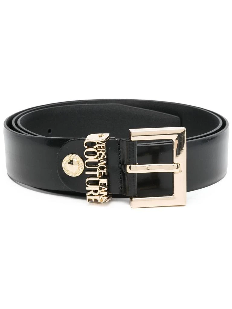 商品Versace|VERSACE JEANS Decorative buckle leather belt,价格¥759,第1张图片