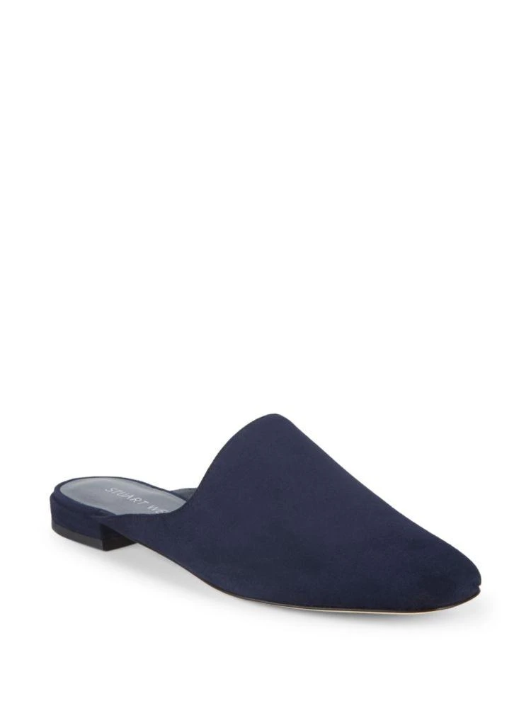 商品Stuart Weitzman|Mulearky Suede Mules,价格¥1026,第1张图片