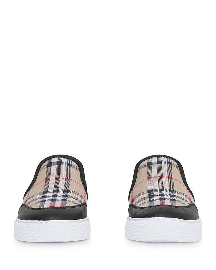 商品Burberry|Women's New Salmond Slip On Sneakers,价格¥4213,第6张图片详细描述