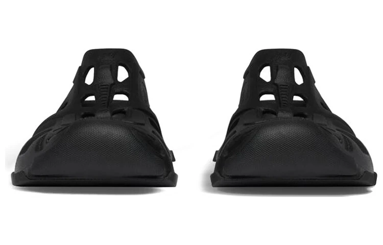 商品[国内直发] Balenciaga|巴黎世家 舒适厚底 包头拖鞋 男款 黑色,价格¥3958,第6张图片详细描述