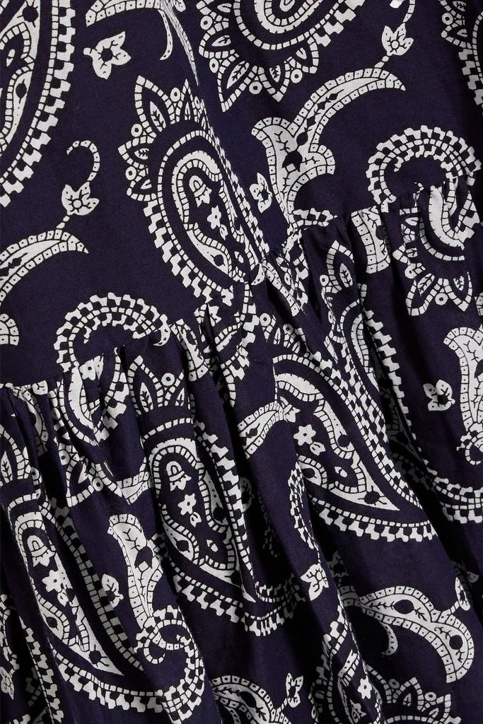 商品Sea|Theodora ruffled paisley-print cotton midi dress,价格¥1312,第4张图片详细描述