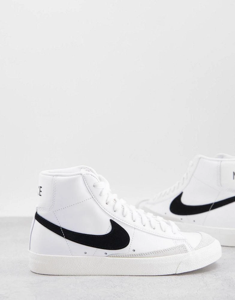 商品NIKE|Nike Blazer Mid '77 VNTG trainers in white/black,价格¥886,第1张图片