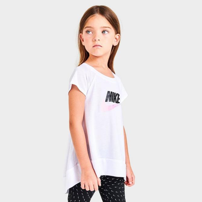 商品NIKE|Girls' Little Kids' Nike Swoosh Tunic and Leggings Set,价格¥113,第5张图片详细描述