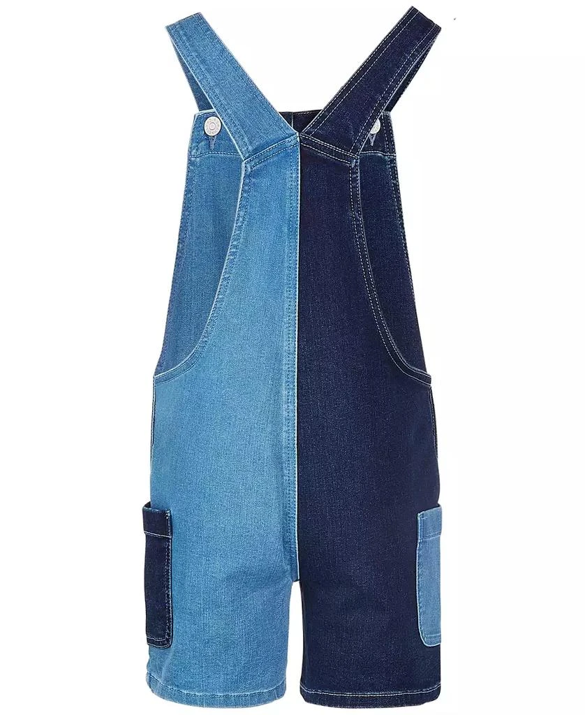 商品Epic Threads|Big Girls Varsity Colorblocked Denim Shortall, Created for Macy's,价格¥90,第5张图片详细描述