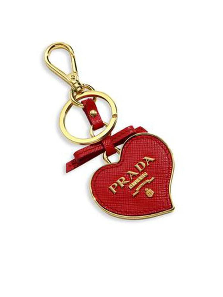 商品Prada|Saffiano Leather Heart Keychain,价格¥2323,第1张图片