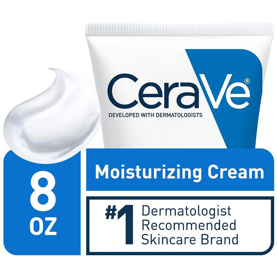 商品CeraVe|Face and Body Moisturizing Cream for Normal to Dry Skin with Hyaluronic Acid,价格¥121,第3张图片详细描述