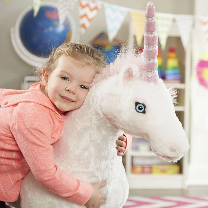 商品Melissa & Doug|Plush Unicorn - Ages 3+,价格¥908,第2张图片详细描述