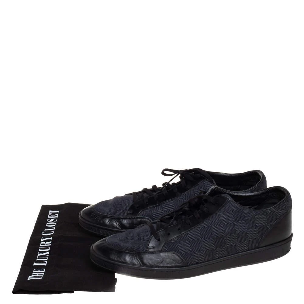 Louis Vuitton Damier Graphite Nylon and Leather Offshore Sneakers Size 44 商品